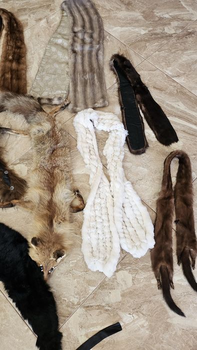 Шалове,яки естествен косъм лисица визон и др