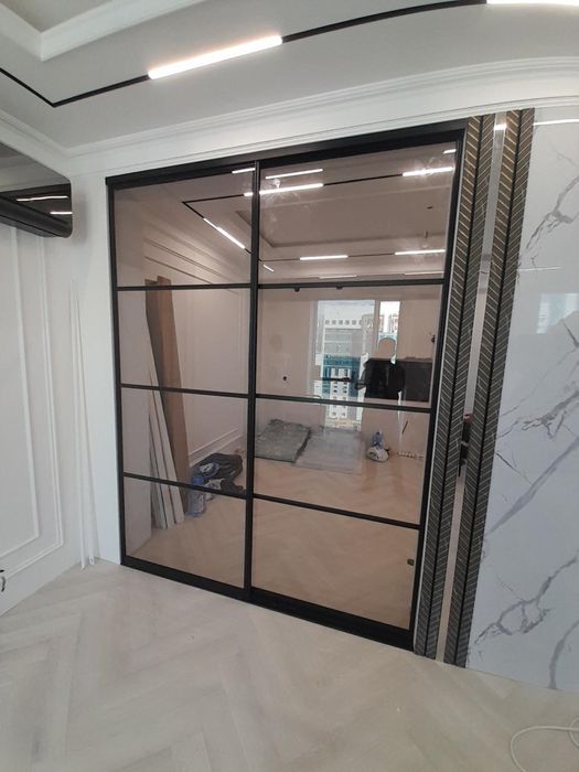 Душевая, ванная шторка, лофт перегородка, зеркала