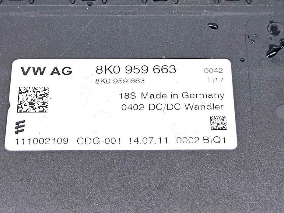 Modul stabilizator tensiune AUDI A4 (8K2, B8) [Fabr 2008-2015] 8K0959