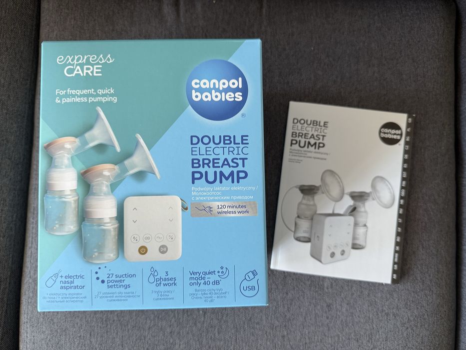 Двойна електрическа помпа за кърма Canpol - ExpressCare