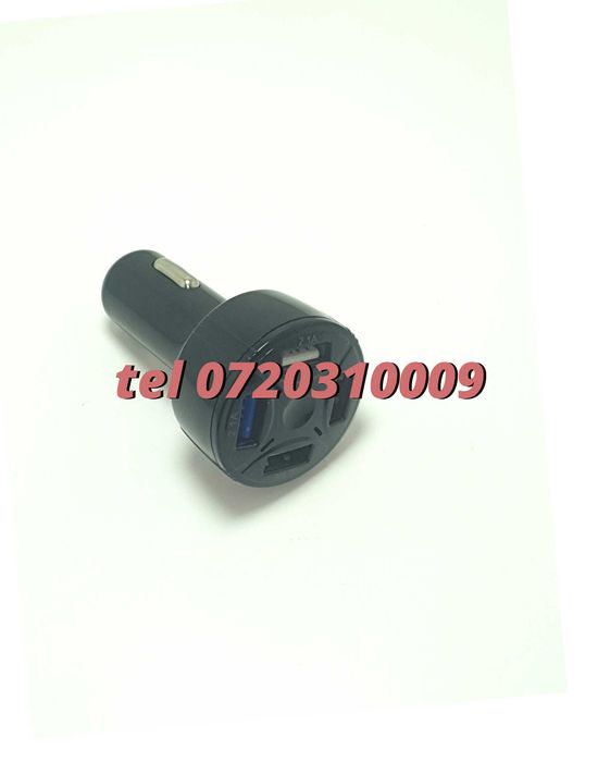 Incarcator Universal Masina Auto 4 Porturi Bricheta Usb Qc Fastcharge