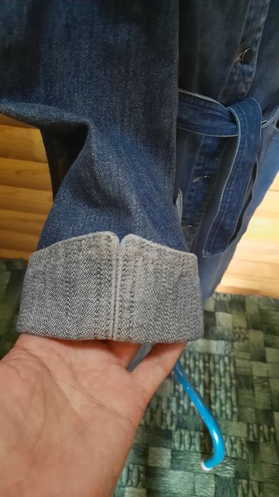 Джинсовка длинная. Размер 46--48.