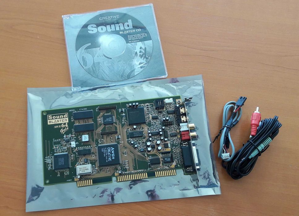 Placa de sunet ISA de colectie - Creative SB AWE 64 GOLD CT4390 - 1997