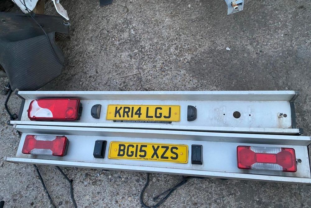 Bara spate de aluminiu platforma prelata sau cub Mercedes Sprinter 2006- 2018