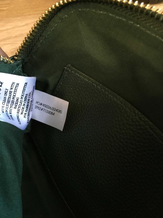 HARRODS несесер естествена кожа