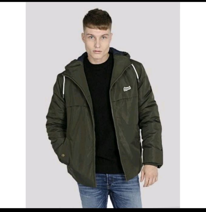 Яке/бомбър Jack & Jones зелено