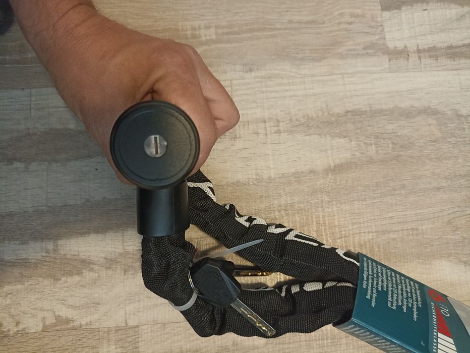 Заключващ механизъм -верига против кражба за мотор и велосипед