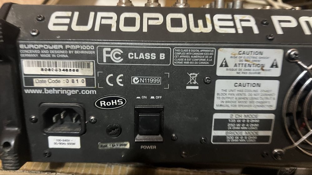 Муз аппаратура в комплекте Behringer