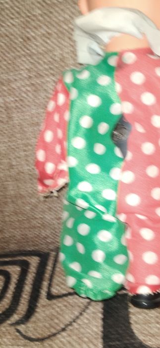 Игрушка клоун,кукла шагающий механический ГДР Смотрите 4фото.Описании