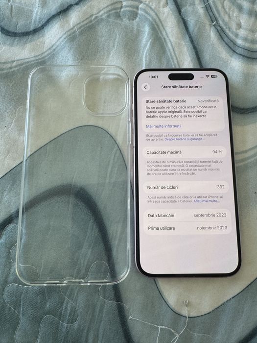 Iphone 15 plus pink/ca nou/94% baterie