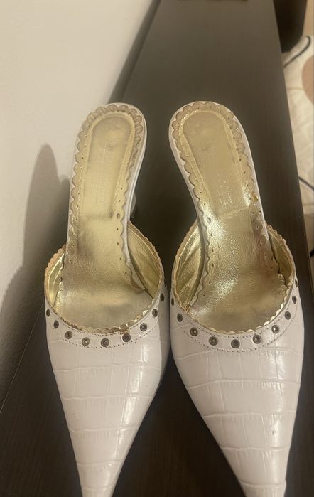 Saboți Patricia Rigotti, eleganți, din piele, mărimea 39