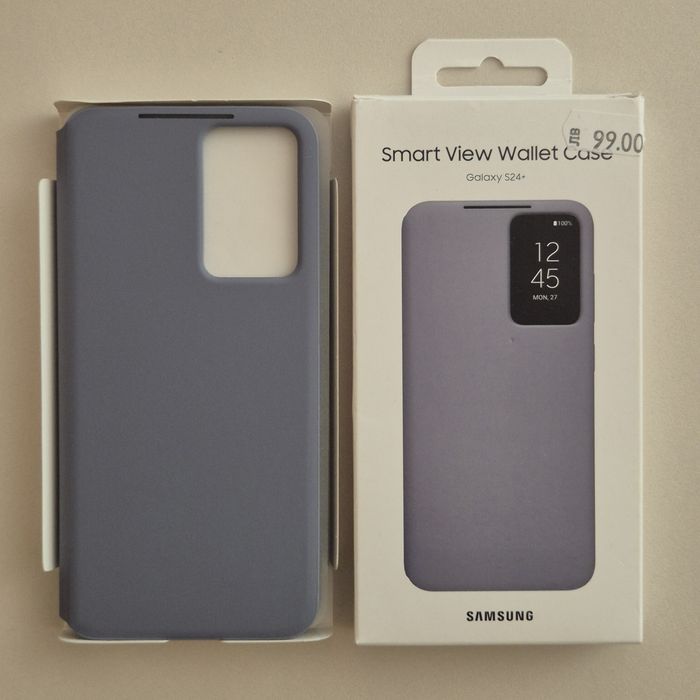 Samsung S-View Wallet Cover за Samsung Galaxy S24 Plus (виолетов)