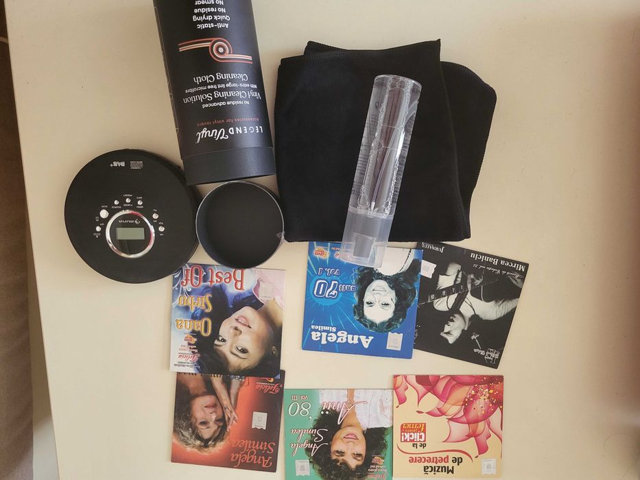 Cd romanesti si kit spalare vynil