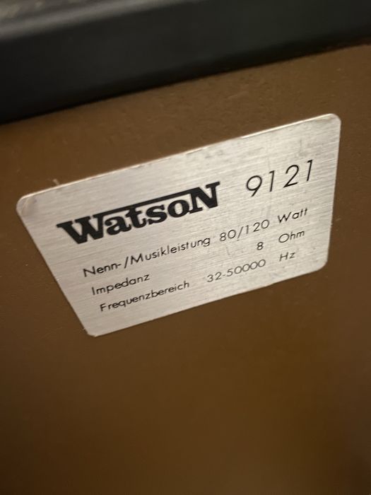 Boxe Watson 9121 Cap De Serie Ribbon Rare