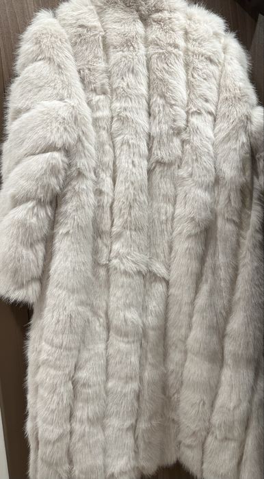 Палто от еко косъм