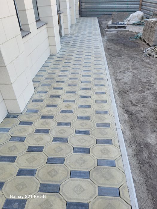 Укладка брусчатки