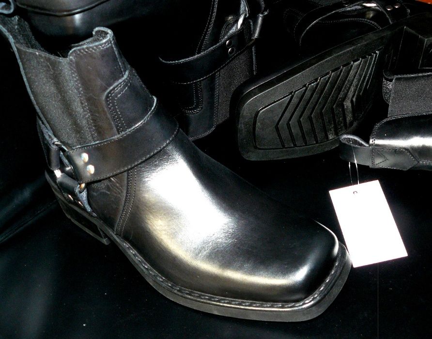 Harley botine și cizme din piele naturală pentru bărbați
