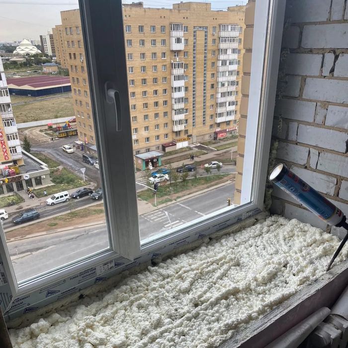 Пластиковые откосы окна