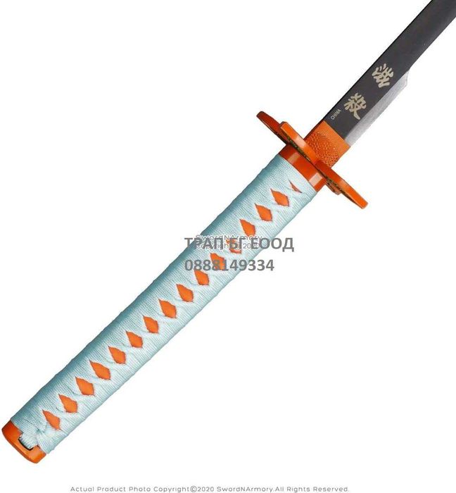 Катана Меч СТОМАНА Katana Manga Sword Demon Slayer Shinobu Kocho 74 см