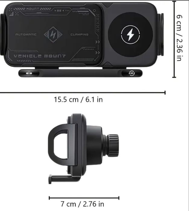 Incărcător auto telefon/tabletă- Wifi- inteligent- rotativ !