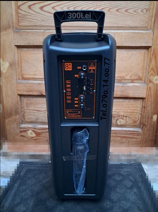 Boxă Bluetooth Portabilă Microfon Wireless