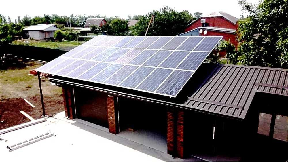 Quyosh panellari ustanovkasi