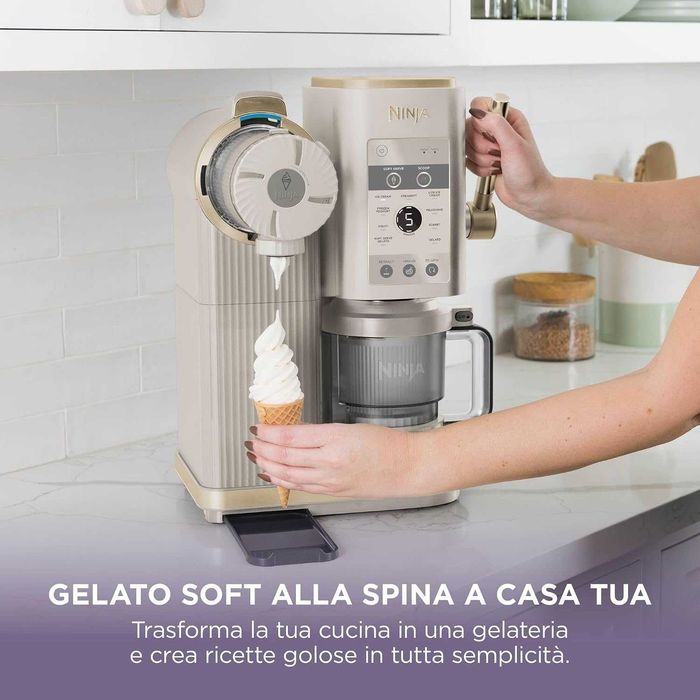 Aparat de înghețată Ninja CREAMi Scoop & Swirl