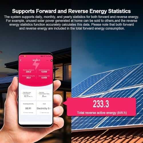 TONGOU WiFi еднофазен смарт електромер 50A с CT