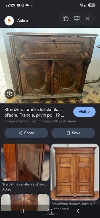 Comoda din lemn masiv mobila stil cu furnir nuc secolul 19
