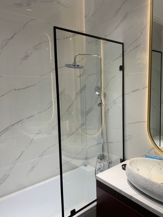 Изготовление по вашим размером ванной перегородки душевой,межкомнотный