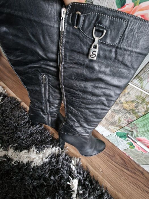Нови ботуши от естествена кожа ,Sara Pem N 37