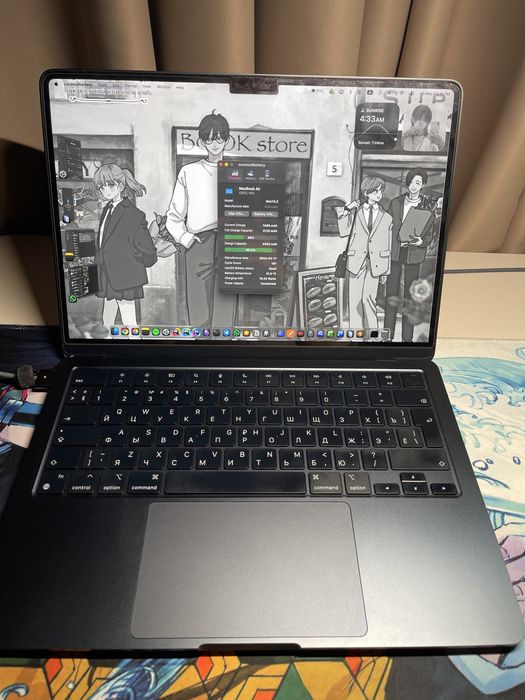macbook air m2 256/91% акб