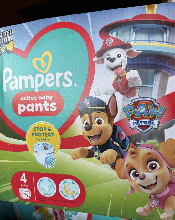 Pampers premium care si active baby 4