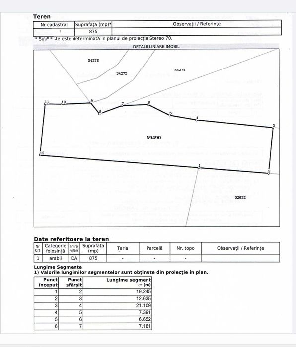 Vand teren intravilan zona Gheorghe Doja Oradea