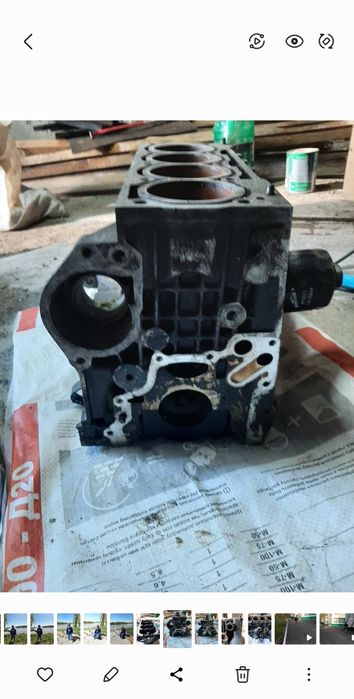 гольф 4  1.4 .коленвал,поддон,блок