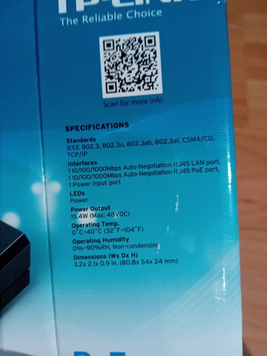 Injector poe tp-link TL-150S