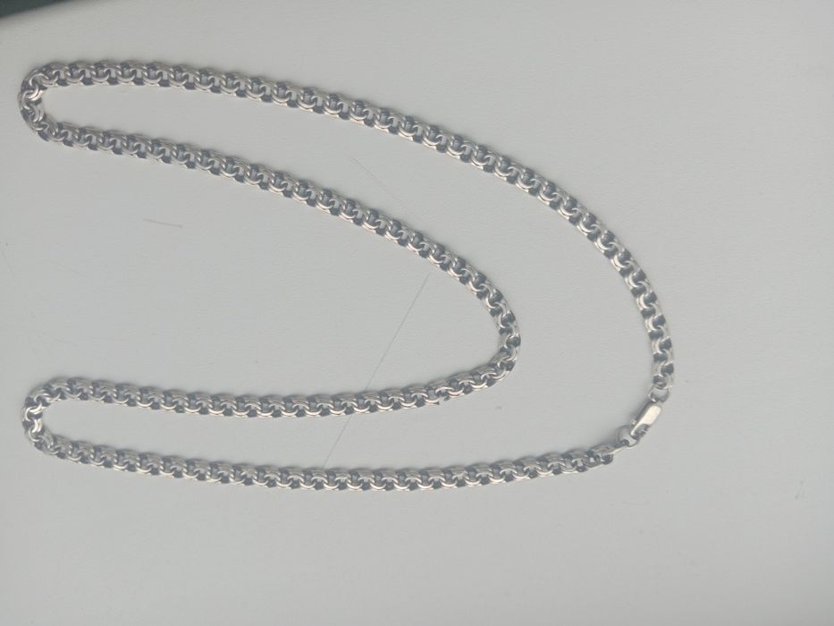 Серебро, кольцо и цепочка