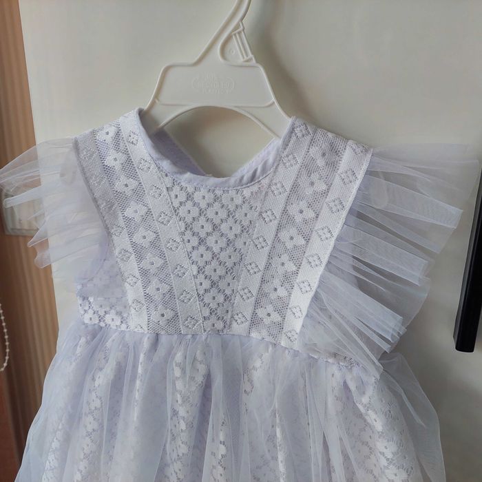 Бебешка рокля носена веднъж 9-12м, 80см