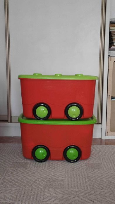 Ящик для игрушек, пластмассовый