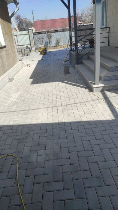 Укладка брусчатки