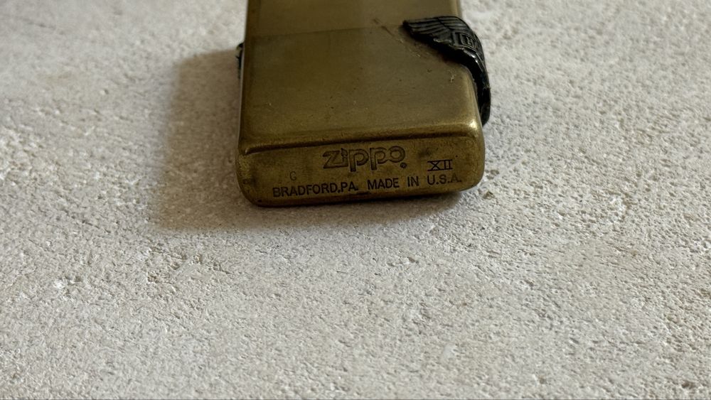 Zippo harley davidson brass bricheta