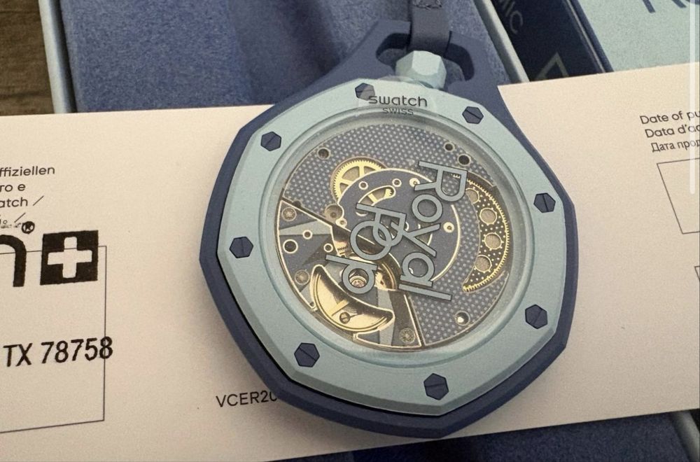 Audemars x swatch pop