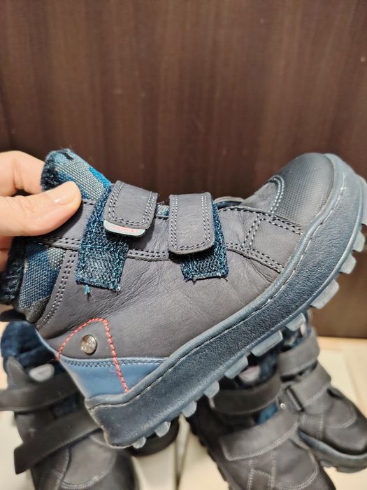 Топли детски боти естествена кожа