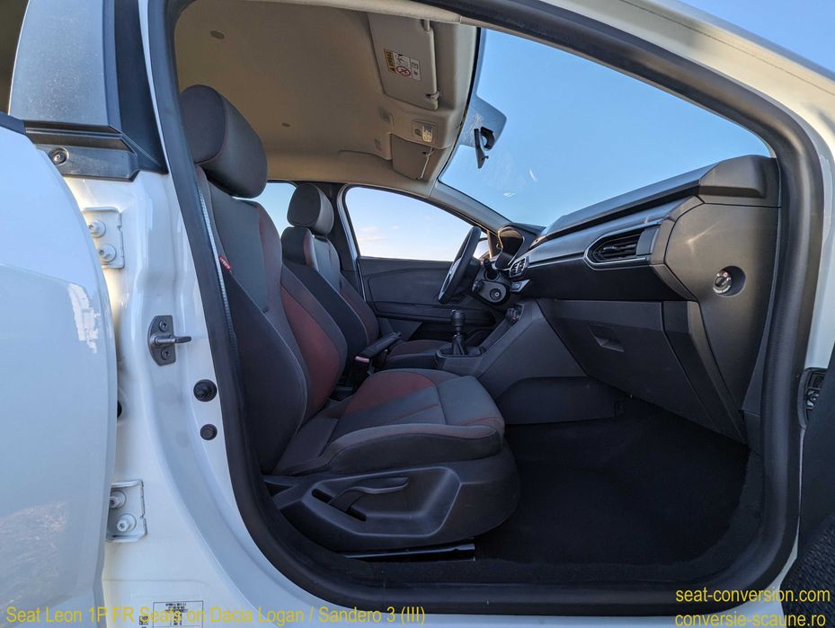 Sistem adaptare scaune de Leon 1P FR pe Logan Sandero 3 III 2020 +
