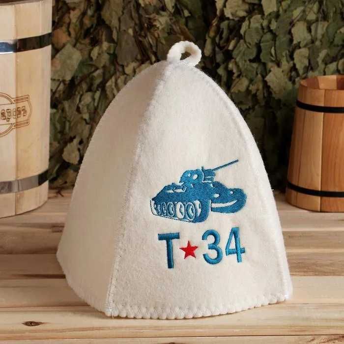 Шапка за сауна, различни видове