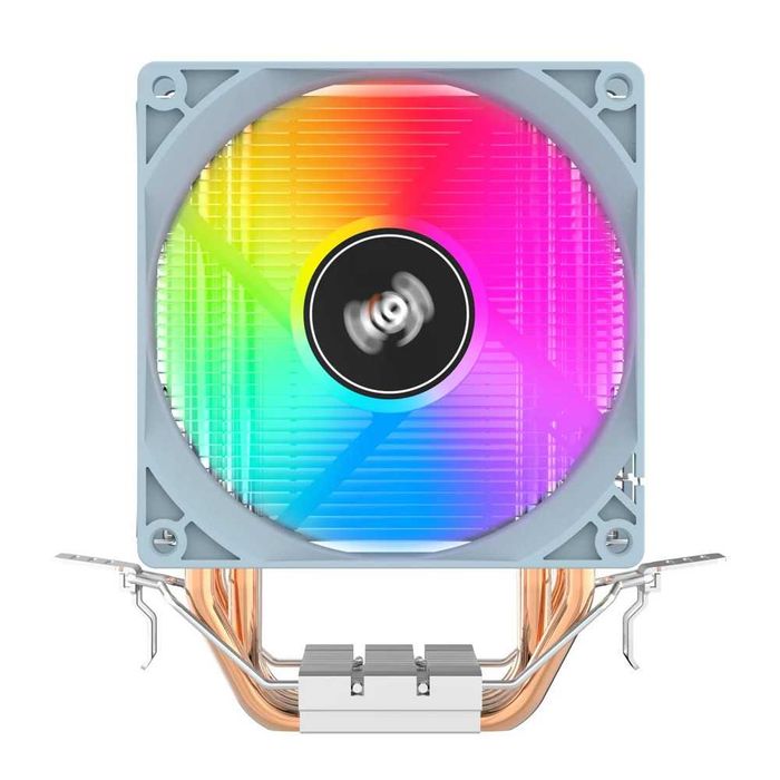 Aigo ICE200PRO CPU охладител, 3-pin PWM RGB вентилатор за Intel 1700/1150/1155/1156/1366 AMD AM2/AM3/AM4 cpu cooler