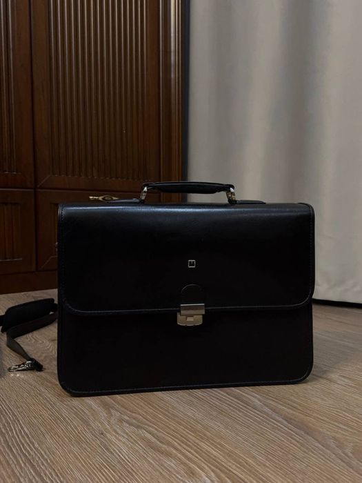 Сумка чемодан дипломат кожаный