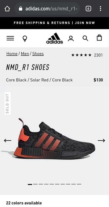 Новые кроссовки Adidas NMD R1