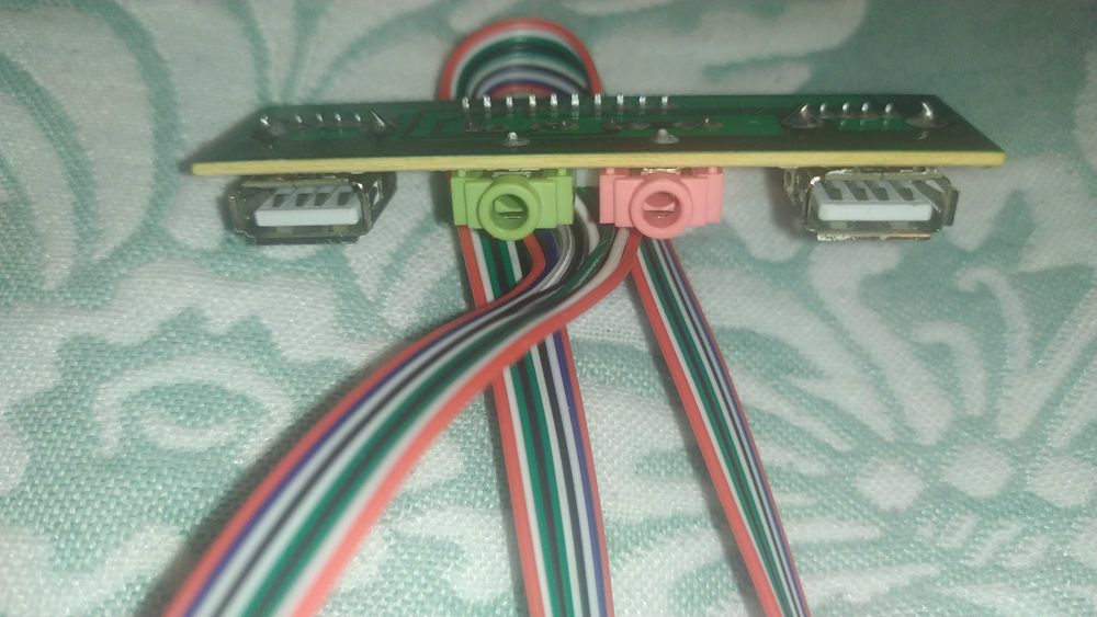 Плата USB/Audio на переднюю панель ПК