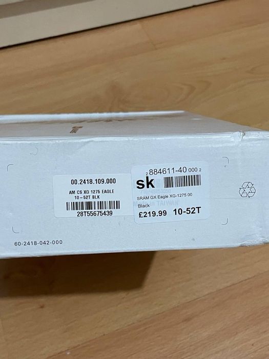 SRAM XG-1275 Eagle Cassette 12-speed - 10-52 teeth - black